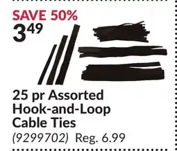 Princess Auto Assorted Hook-and-Loop Cable Ties offer