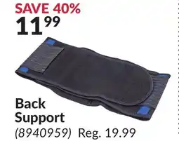 Princess Auto Back Support offer