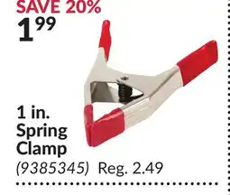 Princess Auto 1 in. Spring Clamp offer