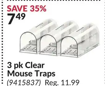 Princess Auto 3 pk Clear Mouse Traps offer