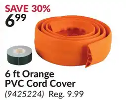 Princess Auto 6 ft Orange PVC Cord Cover offer