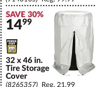 Princess Auto 32 x 46 in. Tire Storage Cover offer