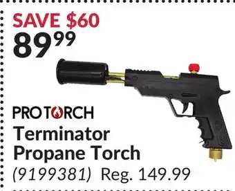 Princess Auto Terminator Propane Torch offer