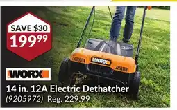 Princess Auto 14 in. 12A Electric Dethatcher offer