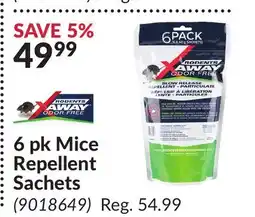 Princess Auto 6 pk Mice Repellent Sachets offer