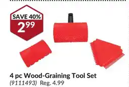 Princess Auto 4 pc Wood-Graining Tool Set offer