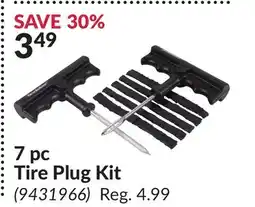 Princess Auto 7 pc Tire Plug Kit offer