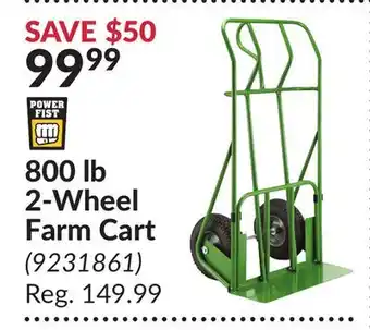 Princess Auto 800 lb 2-Wheel Farm Cart offer