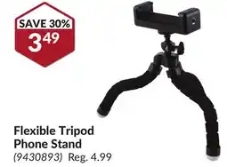 Princess Auto Flexible Tripod Phone Stand offer