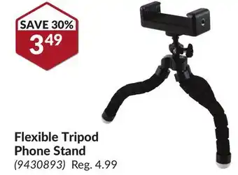 Princess Auto Flexible Tripod Phone Stand offer