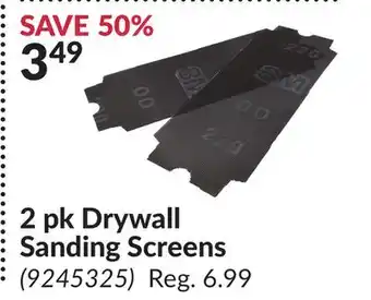 Princess Auto 2 pk Drywall Sanding Screens offer