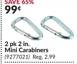Princess Auto 2 pk 2 in. Mini Carabiners offer