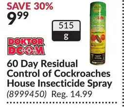 Princess Auto 60 Day Residual Control of Cockroaches House Insecticide Spray offer
