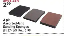 Princess Auto 3 pk Assorted-Grit Sanding Sponges offer