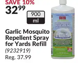 Princess Auto Garlic Mosquito Repellent Spray for Yards Refill offer