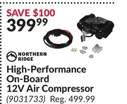Princess Auto High-Performance On-Board 12V Air Compressor offer