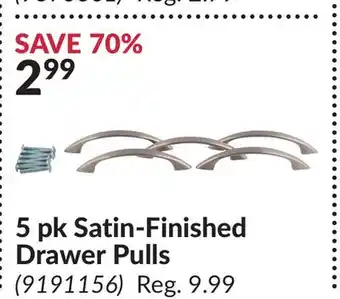 Princess Auto 5 pk Satin-Finished Drawer Pulls offer