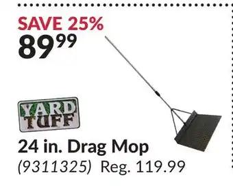 Princess Auto 24 in. Drag Mop offer