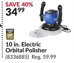 Princess Auto 10 in. Electric Orbital Polisher offer