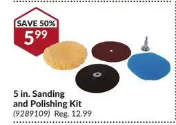 Princess Auto 5 in. Sanding and Polishing Kit offer