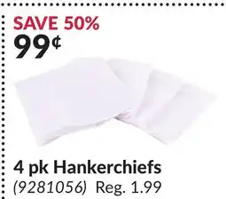 Princess Auto 4 pk Hankerchiefs offer