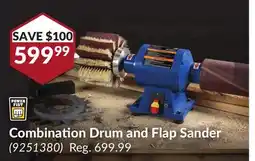 Princess Auto POWERFIST Combination Drum and Flap Sander offer
