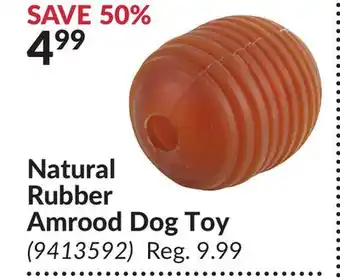 Princess Auto Natural Rubber Amrood Dog Toy offer