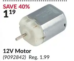 Princess Auto 12V Motor offer