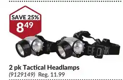 Princess Auto 2 pk Tactical Headlamps offer