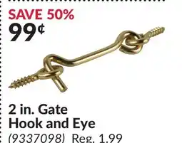 Princess Auto 2 in. Gate Hook and Eye offer