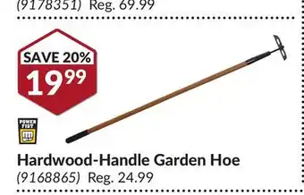 Princess Auto Hardwood-Handle Garden Hoe offer
