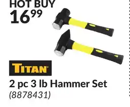 Princess Auto 2 pc 3 lb Hammer Set offer