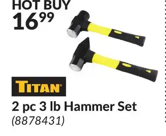 Princess Auto 2 pc 3 lb Hammer Set offer