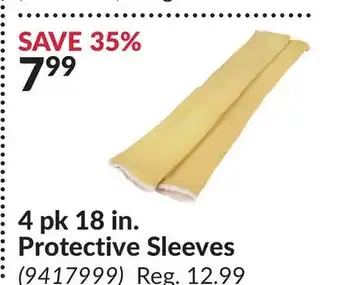 Princess Auto 4 pk 18 in. Protective Sleeves offer