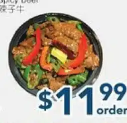 Oceans Fresh Food Market Spicy Beef offer