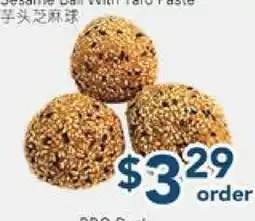Oceans Fresh Food Market Sesame Ball with Taro Paste offer