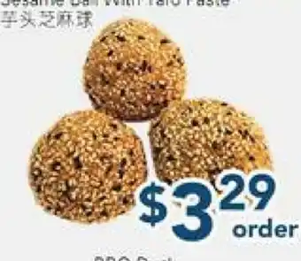 Oceans Fresh Food Market Sesame Ball with Taro Paste offer