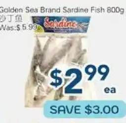 Oceans Fresh Food Market Golden Sea Brand Sardine Fish offer