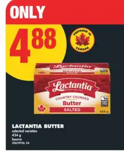 No Frills LACTANTIA BUTTER, 454 g offer