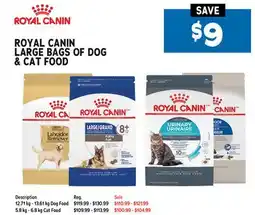 Ren’s Pets Depot ROYAL CANIN LARGE BAGS OF DOG & CAT FOOD offer