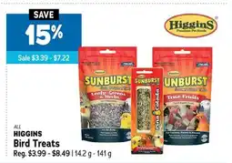 Ren’s Pets Depot ALL HIGGINS Bird Treats offer