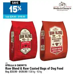 Ren’s Pets Depot ALL STELLA & CHEWY'S Raw Blend & Raw Coated Bags of Dog Food offer