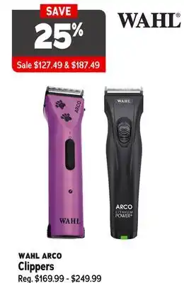 Ren’s Pets Depot WAHL ARCO Clippers offer