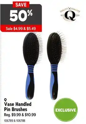 Ren’s Pets Depot Q Vase Handled Pin Brushes offer