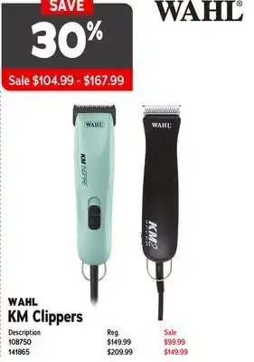 Ren’s Pets Depot WAHL KM Clippers offer