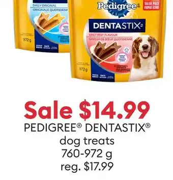Petsmart PEDIGREE DENTASTIX dog treats offer