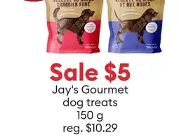 Petsmart Jay's Gourmet dog treats offer