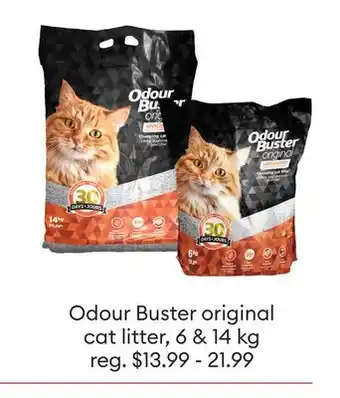 Petsmart Odour Buster original cat litter offer