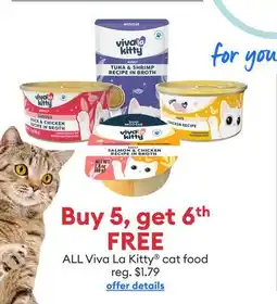 Petsmart ALL Viva La Kitty cat food offer