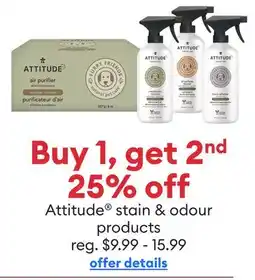 Petsmart Attitude stain & odour products offer